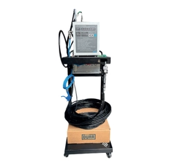 Pistola eletrostática de pulverização de ar com carga direta